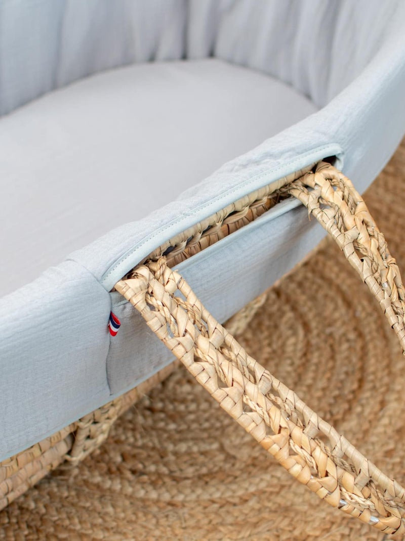 Rivestimento per culla in garza di cotone, jeanne | sevira kids | sevira kids Grigio - Kiabi