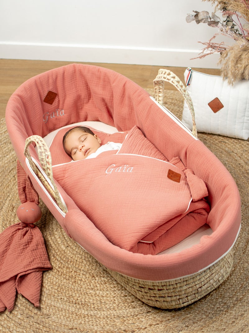 Rivestimento per culla in garza di cotone, jeanne | sevira kids | sevira kids Marrone - Kiabi