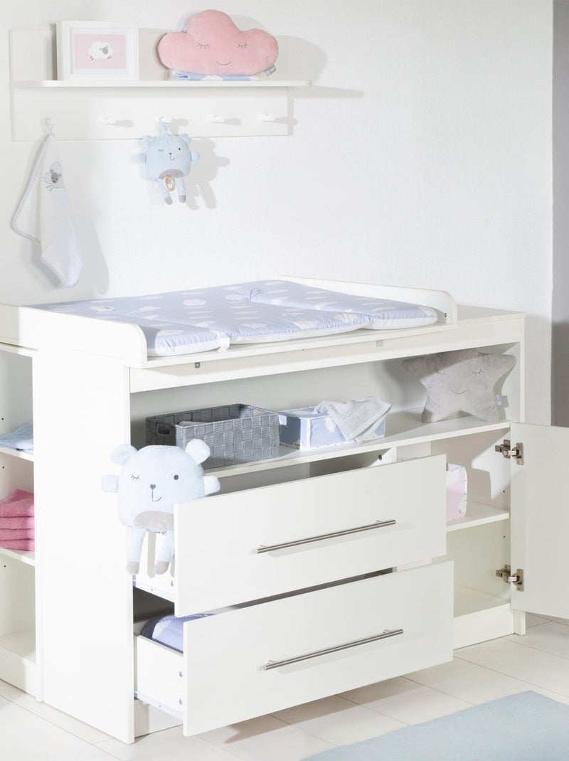 ROBA Ampio comò fasciatoio "Maren" con piano amovibile – altezza 90,5 cm Bianco - Kiabi