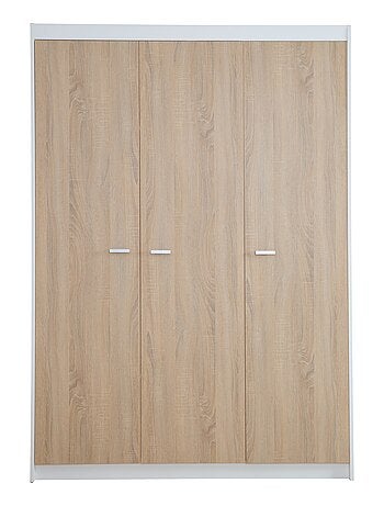 ROBA Armadio "Gabriella" a 3 ante – chiusura soft‑close – bianco fresato