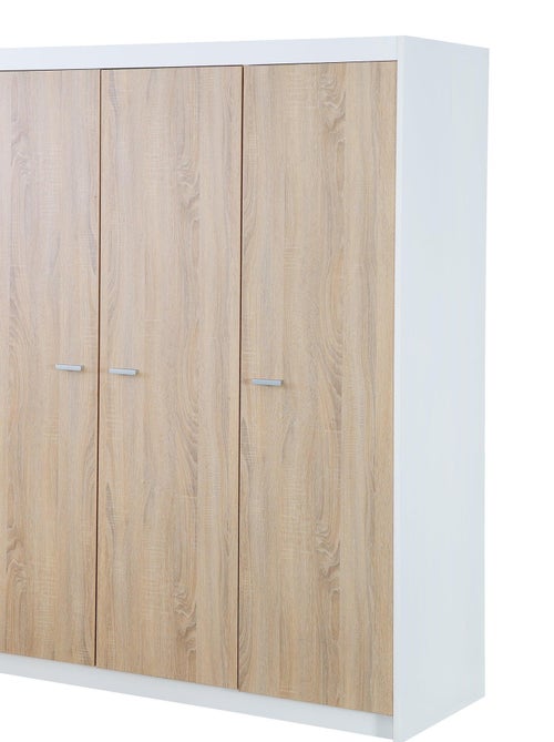 ROBA Armadio "Gabriella" a 3 ante – chiusura soft‑close – bianco fresato - Kiabi