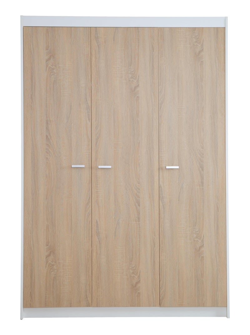 ROBA Armadio "Gabriella" a 3 ante – chiusura soft‑close – bianco fresato Bianco Marrone - Kiabi