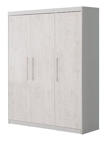 ROBA Armadio "Maren 2" a 3 ante battenti – grigio chiaro / bianco