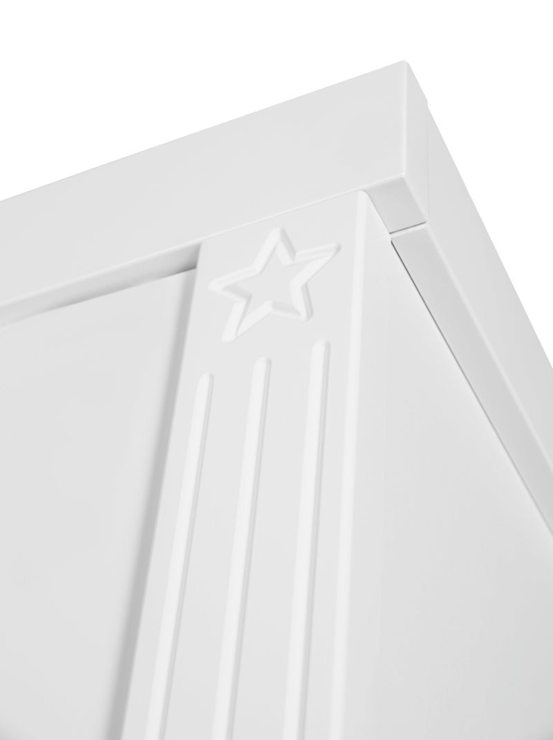 ROBA Armadio "Maxi" – 3 ante e 2 cassetti – stile casa di campagna Bianco - Kiabi