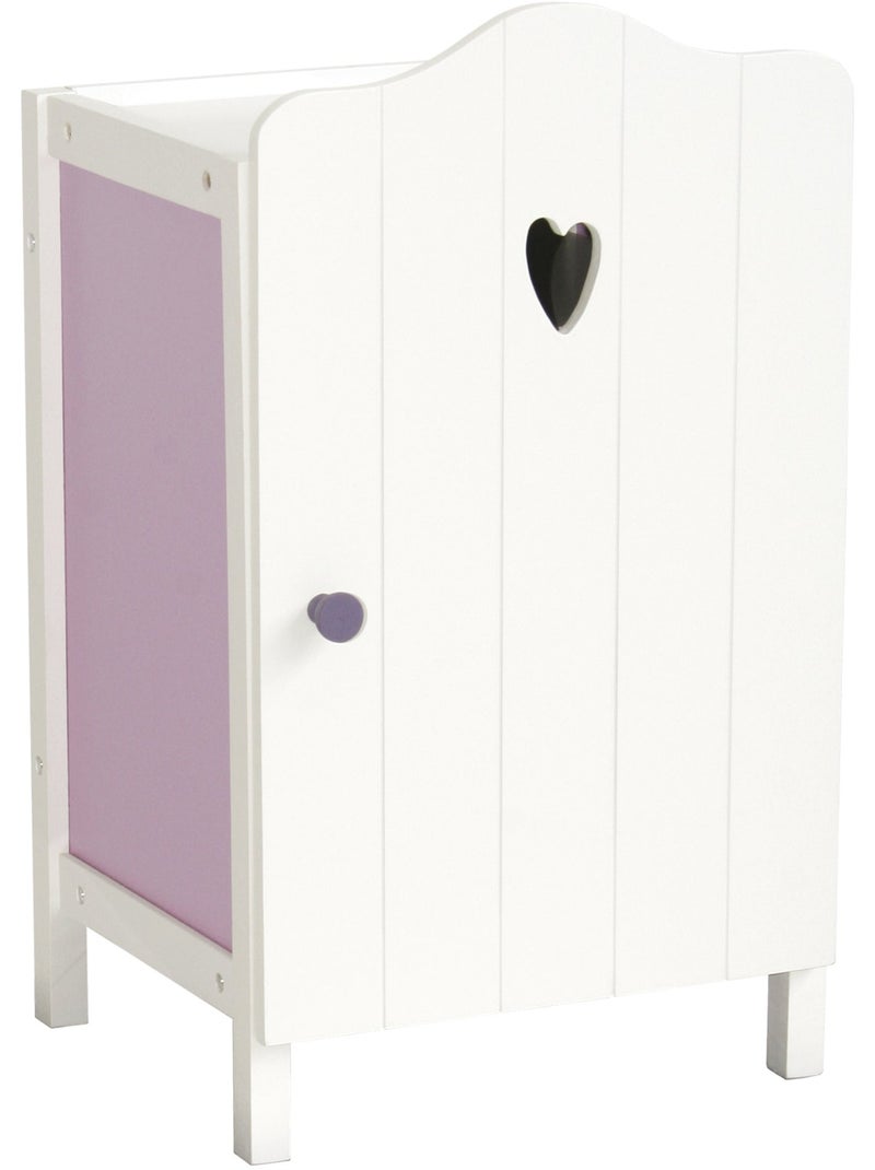 ROBA Armadio per bambole "Fienchen" con appendiabiti e mensola – da 3 anni – lilla/bianco Bianco Malva - Kiabi