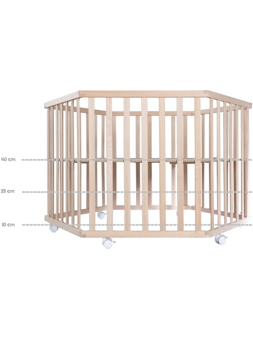 ROBA Box bébé esagonale "Cosiplay" + tappeto "Adam & Eule" – faggio bio - Kiabi