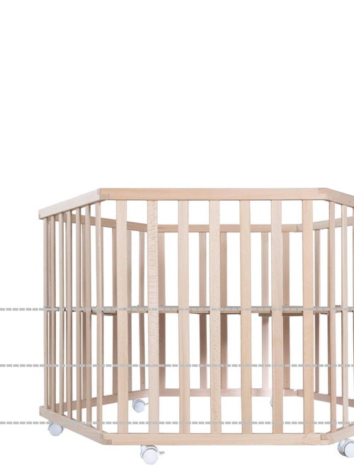 ROBA Box bébé esagonale "Cosiplay" + tappeto "Adam & Eule" – faggio bio - Kiabi ROBA Box bébé esagonale "Cosiplay" + tappeto "Adam & Eule" – faggio bio - Kiabi