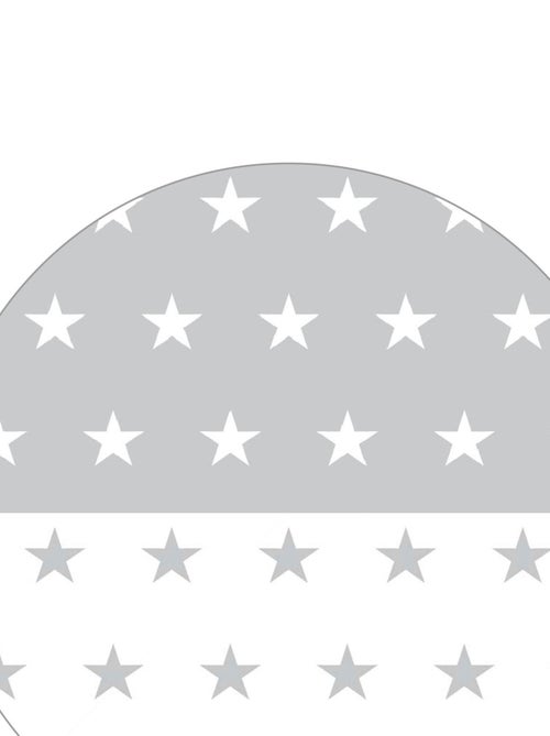 ROBA Box bébé esagonale in legno "Little Stars" + tappeto e ruote con freno – bianco - Kiabi ROBA Box bébé esagonale in legno "Little Stars" + tappeto e ruote con freno – bianco - Kiabi