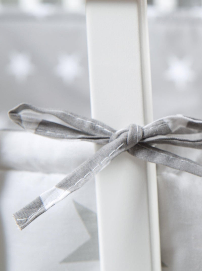 ROBA Box bébé in legno 100×100 "Little Stars" + tappeto e ruote con freno – bianco Bianco - Kiabi