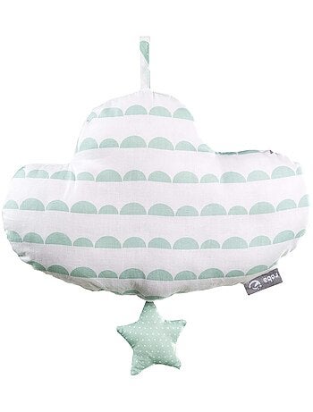 ROBA Carillon a forma di nuvola "Happy Cloud" – lavabile – taupe/menta