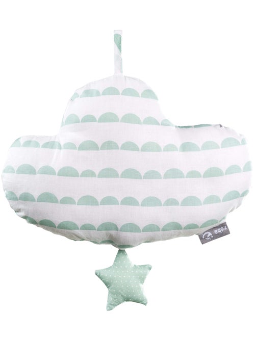 ROBA Carillon a forma di nuvola "Happy Cloud" – lavabile – taupe/menta - Kiabi