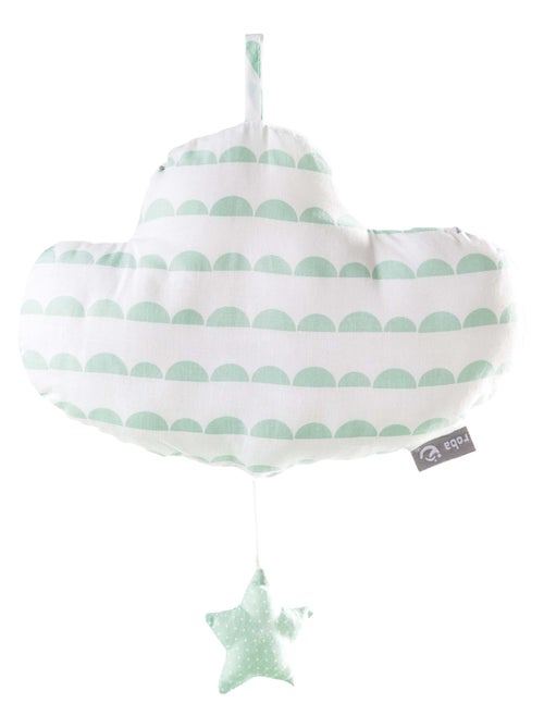 ROBA Carillon a forma di nuvola "Happy Cloud" – lavabile – taupe/menta - Kiabi