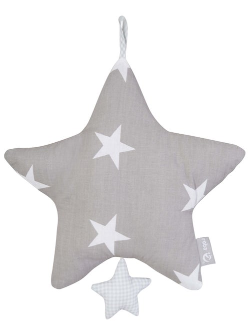 ROBA Carillon a forma di stella "Little Stars" – meccanismo musicale removibile – grigio/bianco - Kiabi