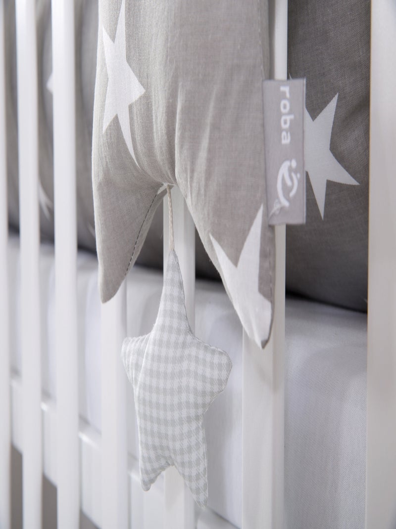 ROBA Carillon a forma di stella "Little Stars" – meccanismo musicale removibile – grigio/bianco Grigio bianco - Kiabi