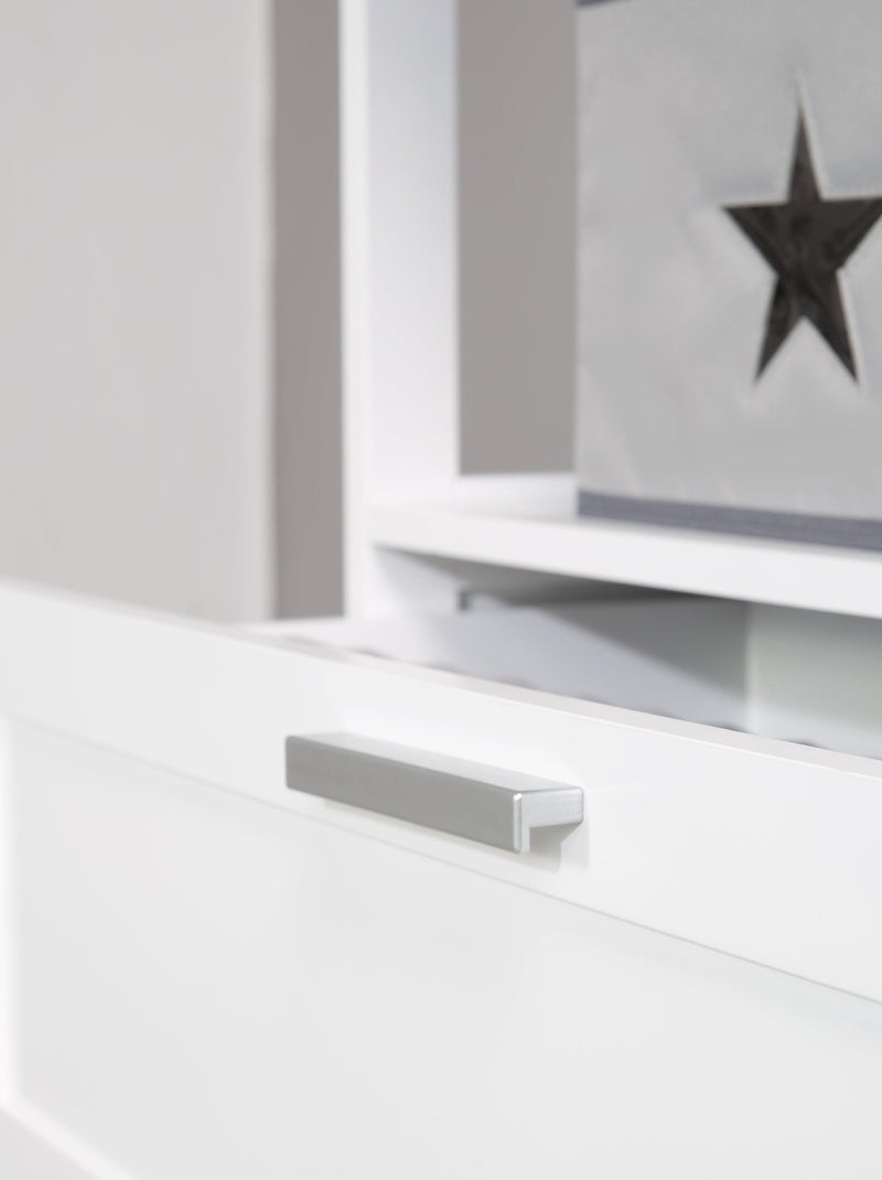 ROBA Cassettiera con Fasciatoio Hamburg con 2 Cassetti + 2 Contenitori – Bianco Bianco - Kiabi