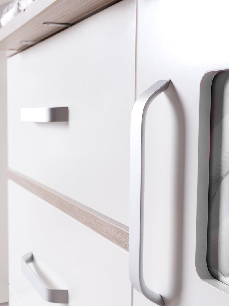 ROBA Comò fasciatoio "Moritz" con 2 cornici foto – altezza fasciatoio 94 cm Bianco - Kiabi