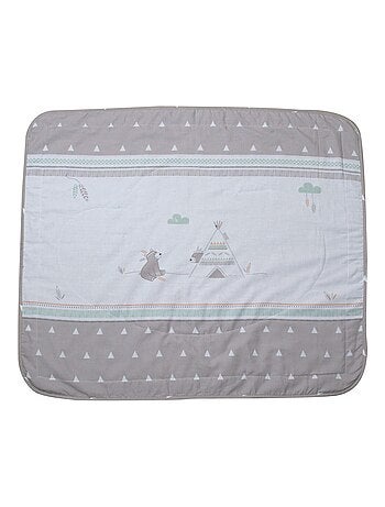 ROBA Coperta bebè "Indibear" – 80×80 cm – marrone