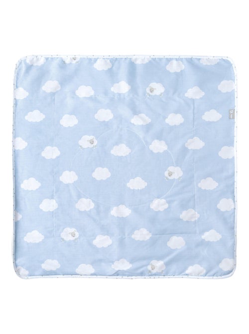 ROBA Coperta bebè "Petit Nuage" – 80×80 cm – azzurro/bianco - Kiabi