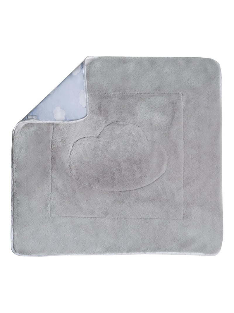 ROBA Coperta bebè "Petit Nuage" – 80×80 cm – azzurro/bianco Blu chiaro - Kiabi