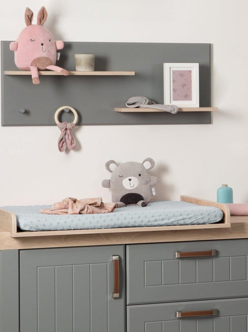 ROBA Coprimaterasso fasciatoio estensibile in cotone biologico 'Lil Planet' - Kiabi