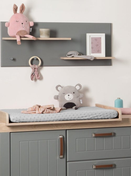 ROBA Coprimaterasso fasciatoio estensibile in cotone biologico 'Lil Planet' - Kiabi