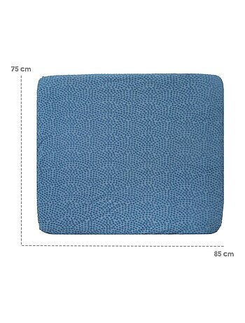 ROBA Coprimaterasso fasciatoio estensibile in cotone biologico 'Seashells'