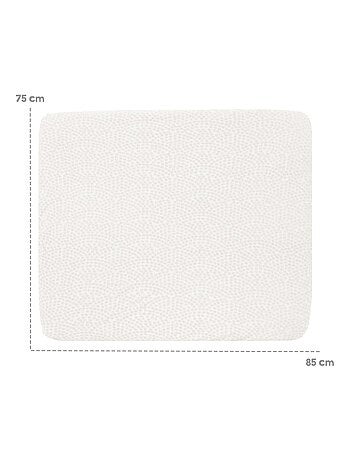 ROBA Coprimaterasso fasciatoio estensibile in cotone biologico 'Seashells'