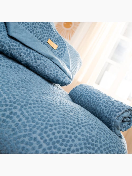 ROBA Coprimaterasso fasciatoio estensibile in cotone biologico 'Seashells' - Kiabi