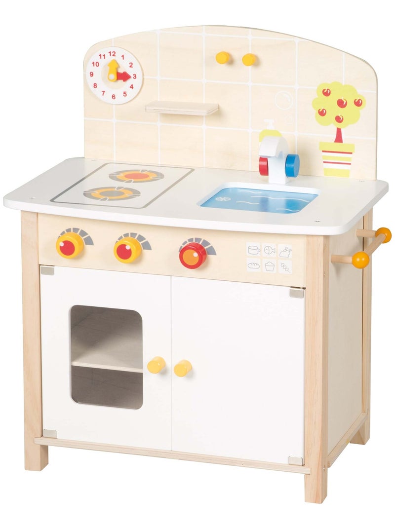 ROBA Cucina in legno per bambini + accessori in legno e metallo – da 3 anni Beige - Kiabi