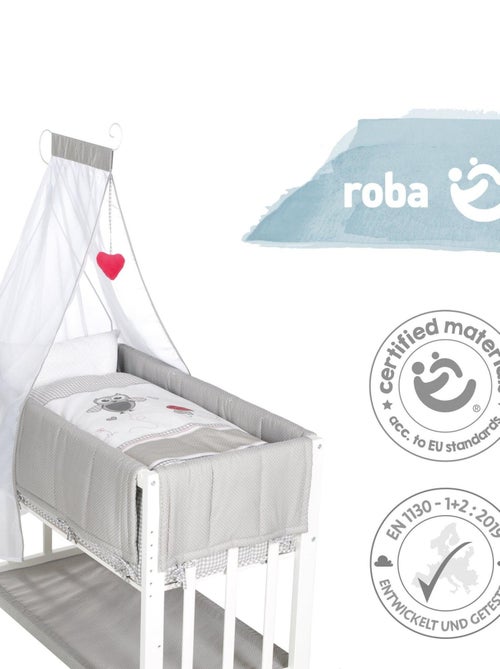 ROBA Culla Cododo "Adam & Eule" 4‑in‑1 + set completo - Kiabi