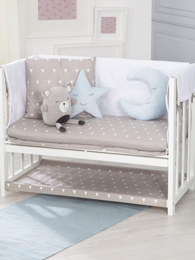 ROBA Culla Cododo "Indibear" 4‑in‑1 + set completo Bianco - Kiabi