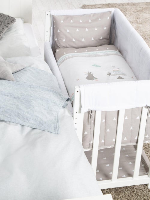 ROBA Culla Cododo "Indibear" 4‑in‑1 + set completo - Kiabi