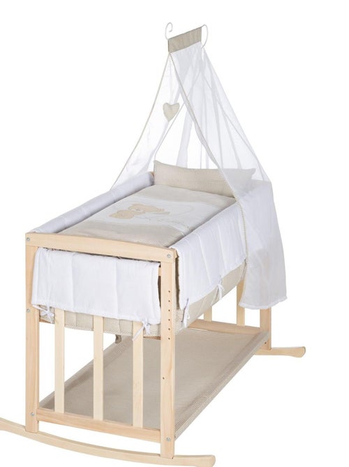 ROBA Culla Cododo "Liebhabear" 4‑in‑1 + set completo - Kiabi