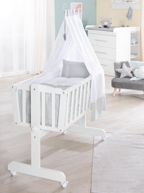 ROBA Culla Heartbreaker 40×90 cm + set completo – legno laccato bianco - Kiabi