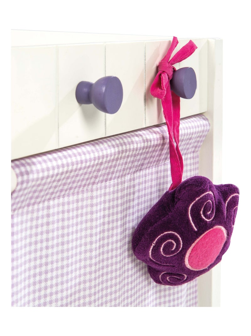 ROBA Fasciatoio per bambole in legno "Fienchen" + set tessile Bianco Malva - Kiabi