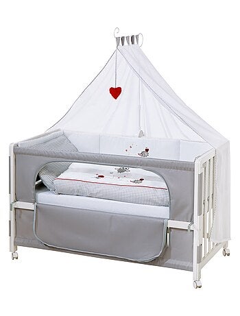 ROBA Lettino "Adam & Eule" 60×120 cm + set completo