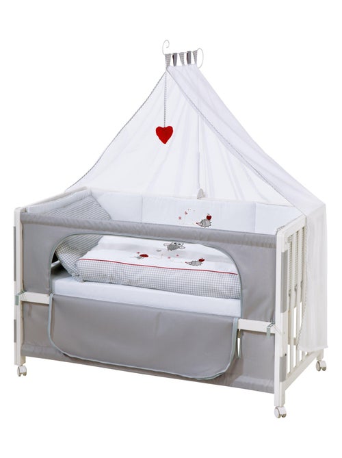 ROBA Lettino "Adam & Eule" 60×120 cm + set completo - Kiabi