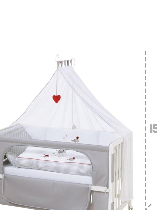 ROBA Lettino "Adam & Eule" 60×120 cm + set completo - Kiabi