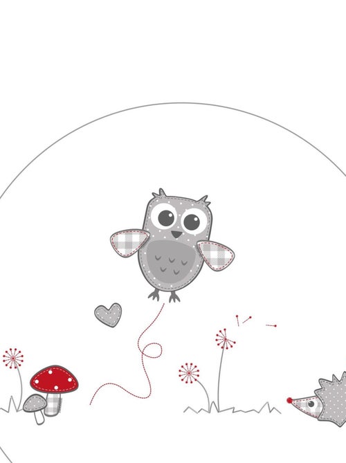 ROBA Lettino "Adam & Eule" 60×120 cm + set completo - Kiabi