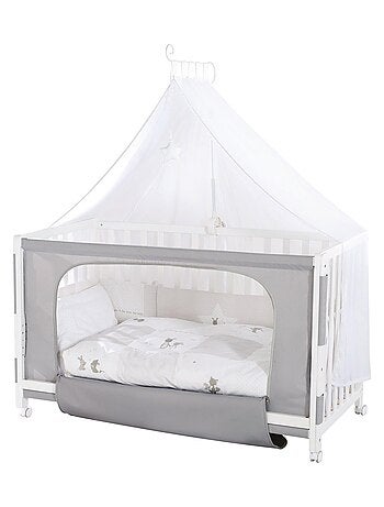 ROBA Lettino cododo "Fox & Bunny" 60×120 cm + set completo