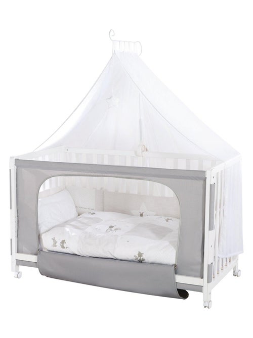 ROBA Lettino cododo "Fox & Bunny" 60×120 cm + set completo - Kiabi