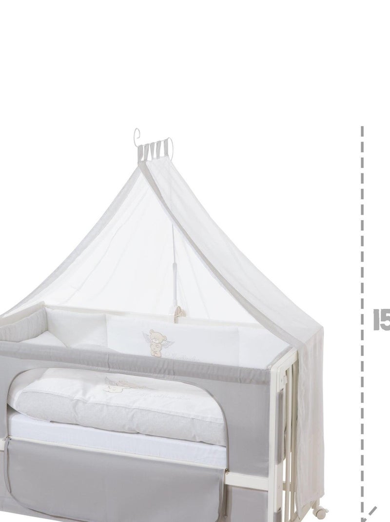 ROBA Lettino cododo "Heartbreaker" 60×120 cm + set completo Bianco - Kiabi