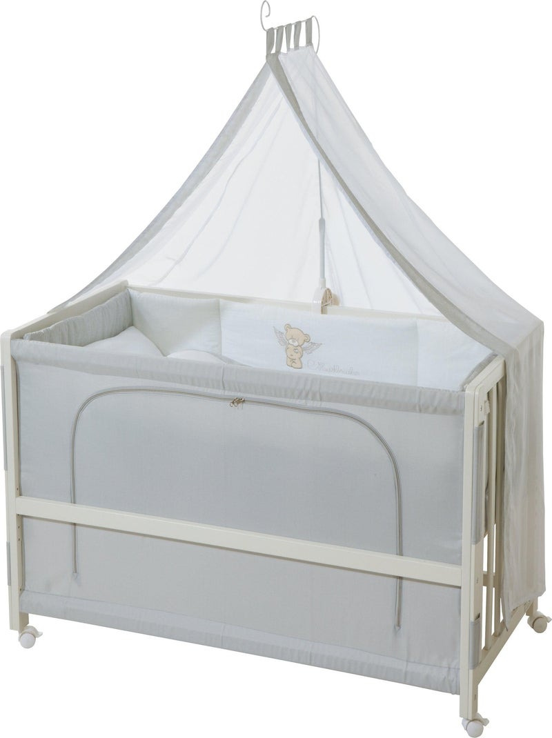 ROBA Lettino cododo "Heartbreaker" 60×120 cm + set completo Bianco - Kiabi