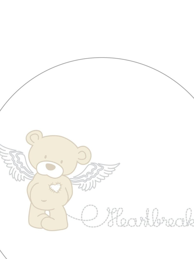ROBA Lettino cododo "Heartbreaker" 60×120 cm + set completo Bianco - Kiabi