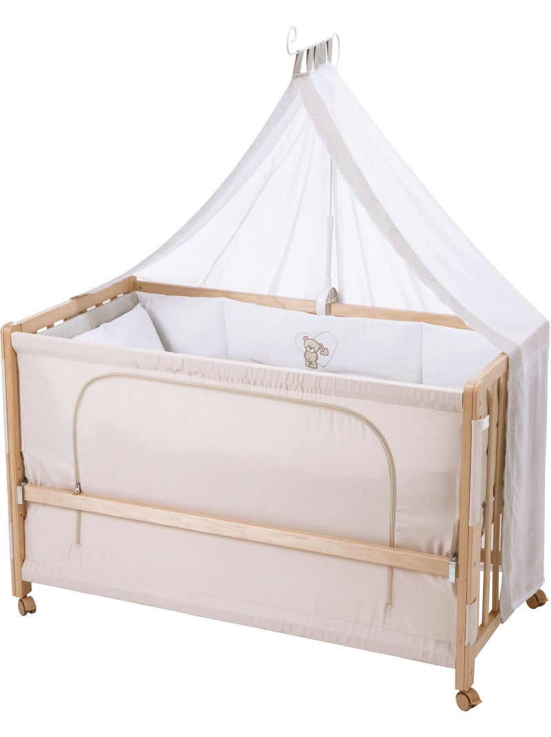 ROBA Lettino cododo "Liebhabaer" 60×120 cm + set completo Legno naturale - Kiabi