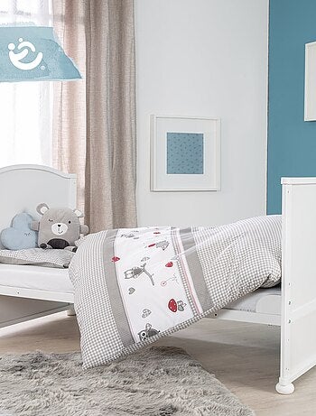ROBA Lettino evolutivo completo "Adam & Eule" 70×140 + set completo