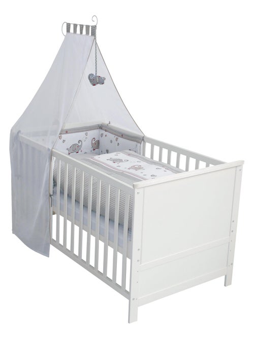 ROBA Lettino evolutivo completo "Jumbotwins" 70×140 + set completo - Kiabi