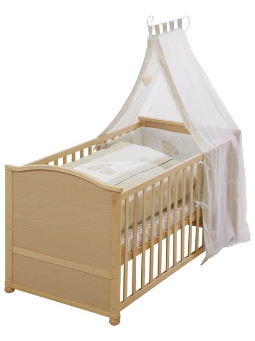 ROBA Lettino evolutivo completo "Liebhabear" 70×140 + set completo - Kiabi
