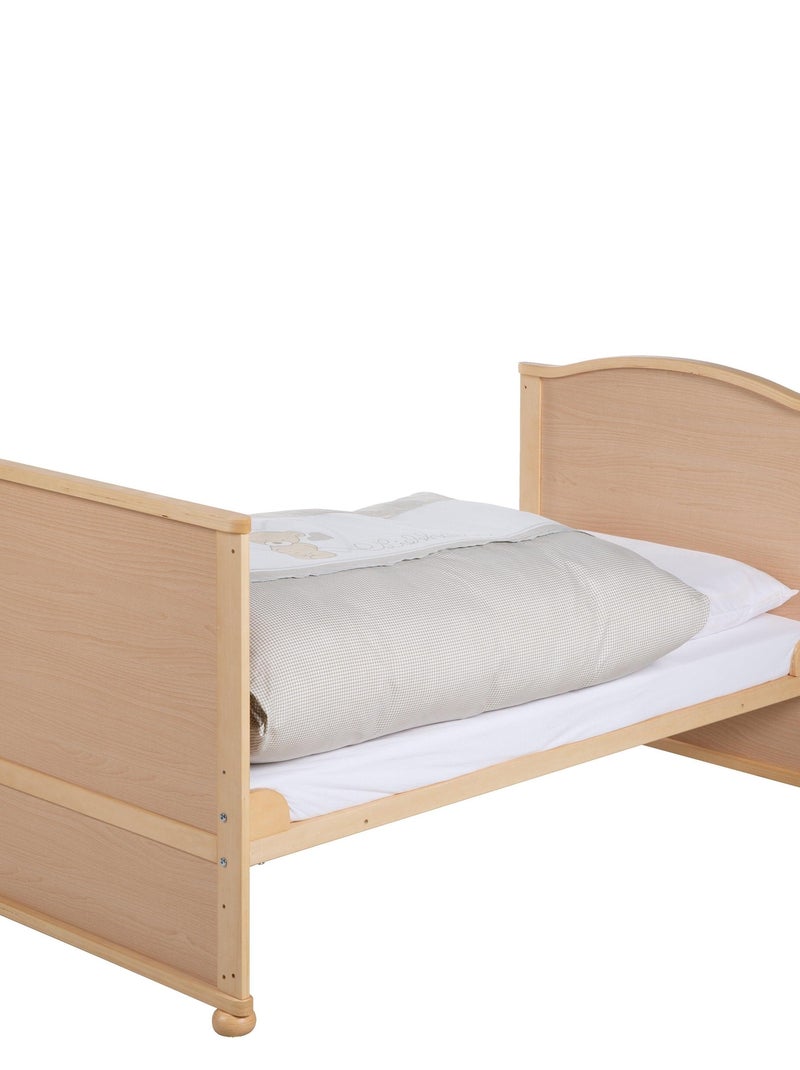 ROBA Lettino evolutivo completo "Liebhabear" 70×140 + set completo Marrone - Kiabi
