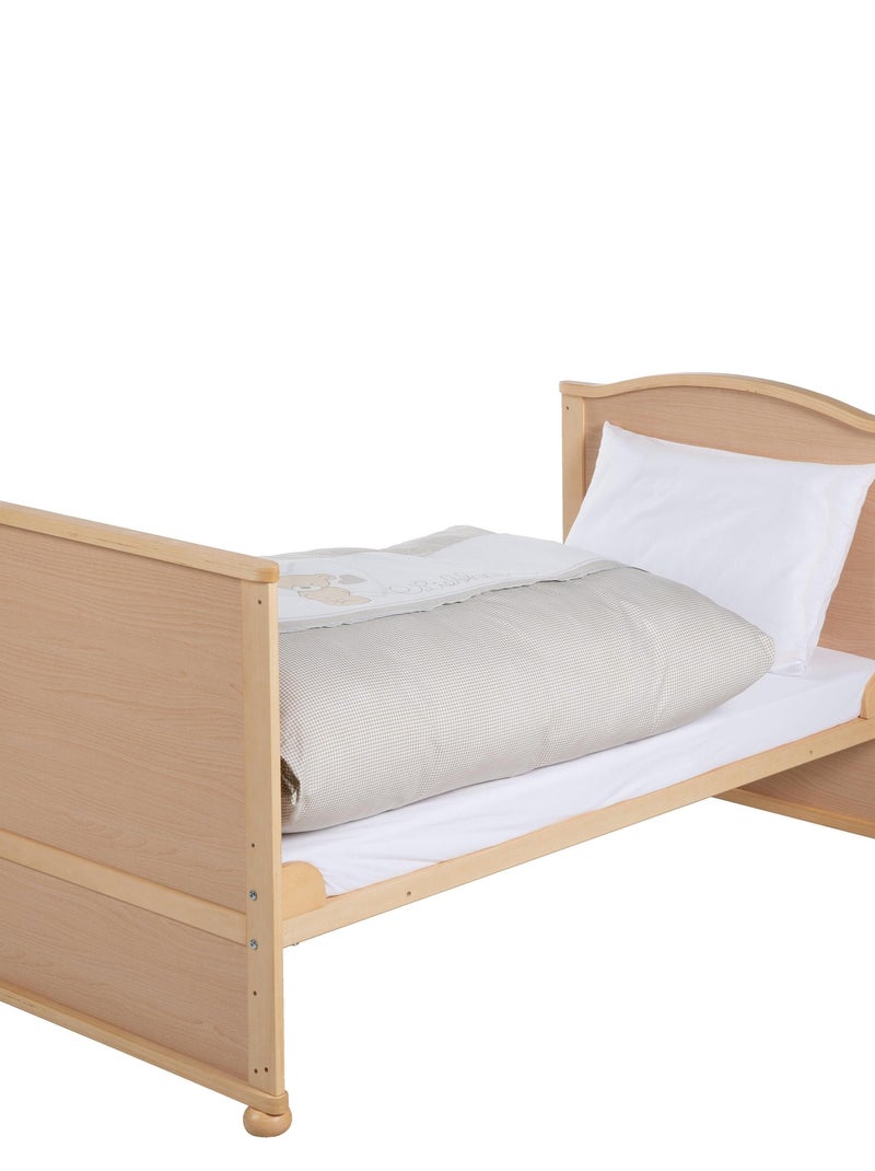 ROBA Lettino evolutivo completo "Liebhabear" 70×140 + set completo Marrone - Kiabi